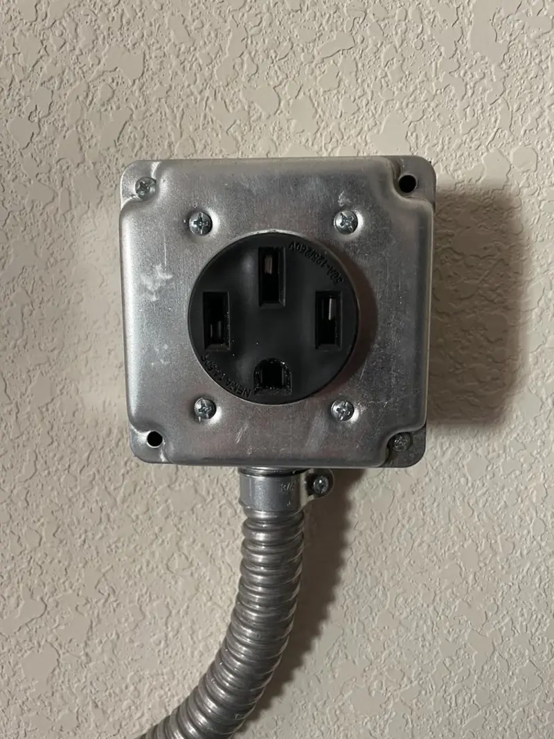 NEMA 14-50 outlet installed for Smart Home Electrical in East Hills